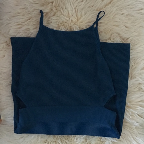 TOPSHOP TEAL DRESS - Picture 2 of 3